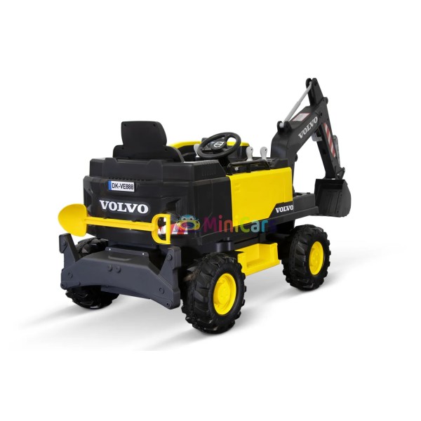 Elektrischer Volvo Kinderbagger 2x35W mit 100m Fernbedienung