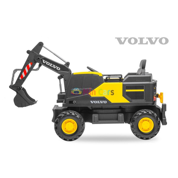Escavatore Elettrico Bambini Volvo 2x35W Telecomando 100m