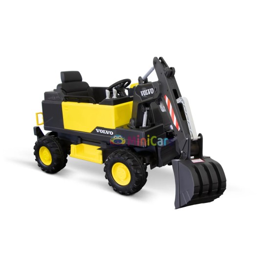 Elektrischer Volvo Kinderbagger 2x35W mit 100m Fernbedienung