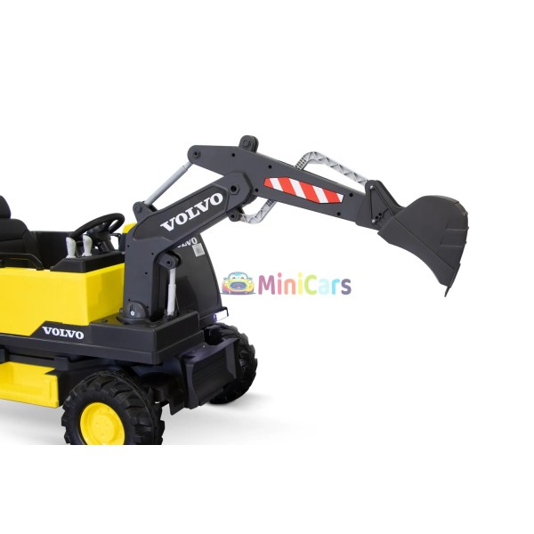 Escavatore Elettrico Bambini Volvo 2x35W Telecomando 100m
