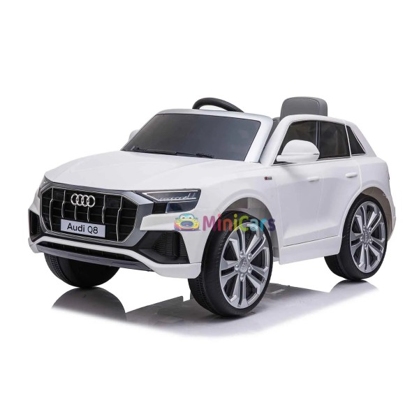Audi Q8 Elettrica Bimbi 1 Posto 2x30W Porte LED | Minicars.fr