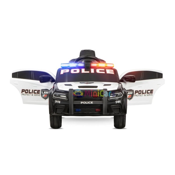 Elektrische politiewagen Dodge Charger SRT kinderauto 2x40W | Minicars