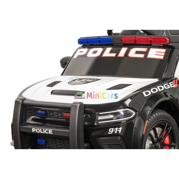 Elektrische politiewagen Dodge Charger SRT kinderauto 2x40W | Minicars