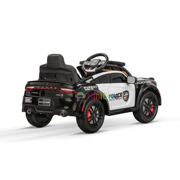 Dodge Charger SRT Police Elektroauto Kinder 2x40W | Minicars.fr