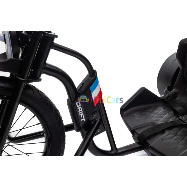 Tricycle électrique premium 2x120W - Drift & sécurité haut de gamme