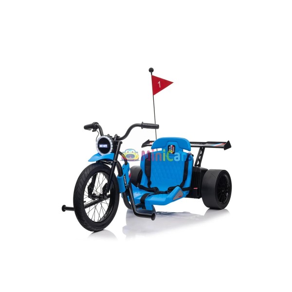Elektrisches Drift-Tricycle 24V 2x120W mit Gurt | Minicars.fr