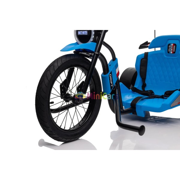 Elektrisches Drift-Tricycle 24V 2x120W mit Gurt | Minicars.fr