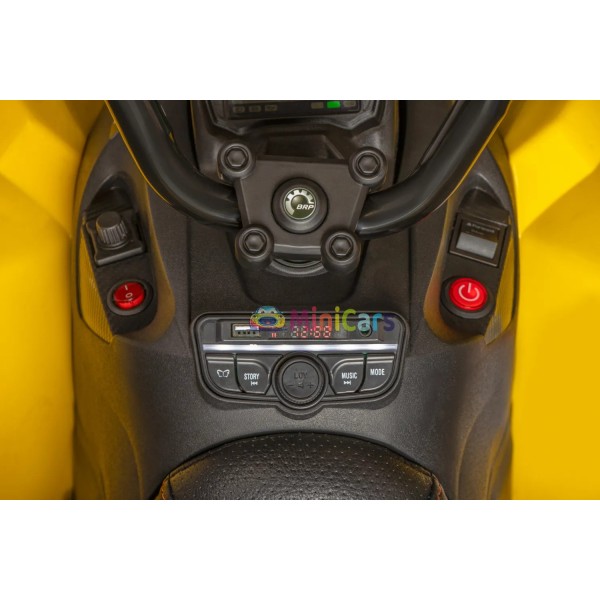 Quad Elettrico Bambini Can-Am Renegade 2x35W Telecomando | Minicars.fr