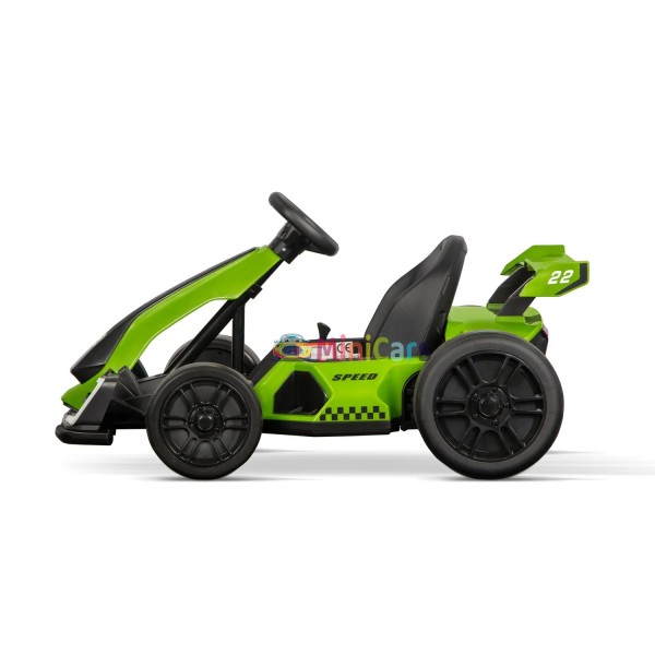 Kart électrique F1 haut de gamme - 2x150W pour enfants 3-7 ans