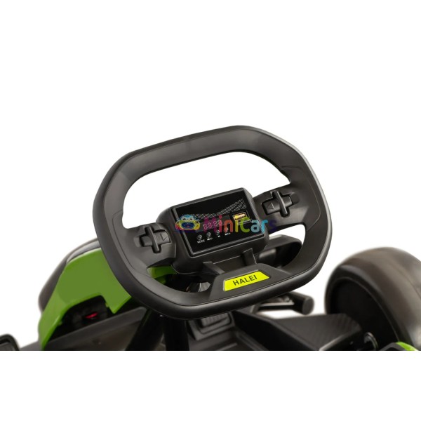 Kart électrique F1 haut de gamme - 2x150W pour enfants 3-7 ans