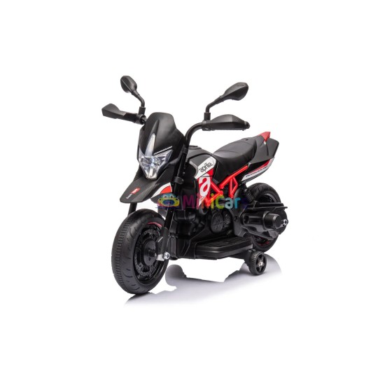 Moto Elettrica Bambini Aprilia Dorsoduro 12V 18W - Design Racing | Minicars.fr