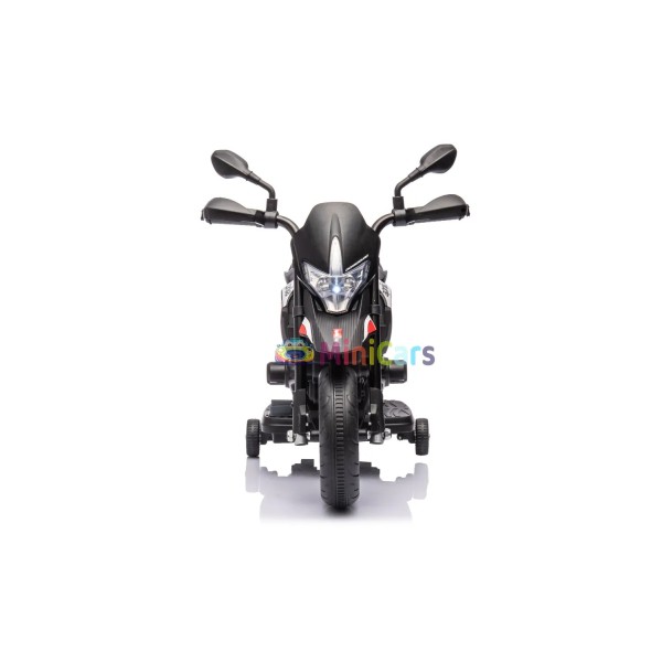 Moto électrique Aprilia Dorsoduro 12V - Luxe & sécurité pour petits pilotes