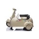 Elektrische Vespa Kinderscooter 12V 2x35W met Zijspan | Minicars.fr