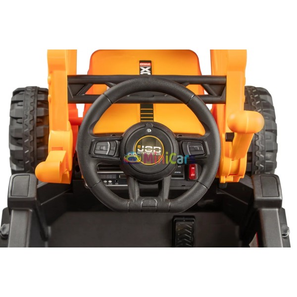 Elektrische JCB graafmachine 12V 2x30W met ouderbediening