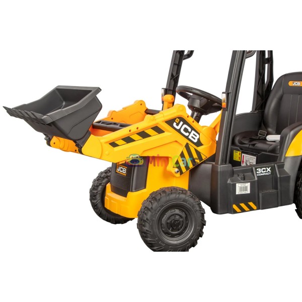 Elektro Bagger Kinder JCB 4 in 1 2x30W mit Fernbedienung | Minicars.fr