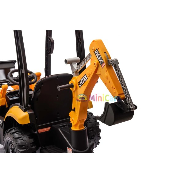 JCB 4 en 1 : pelle électrique premium pour enfant aventurier