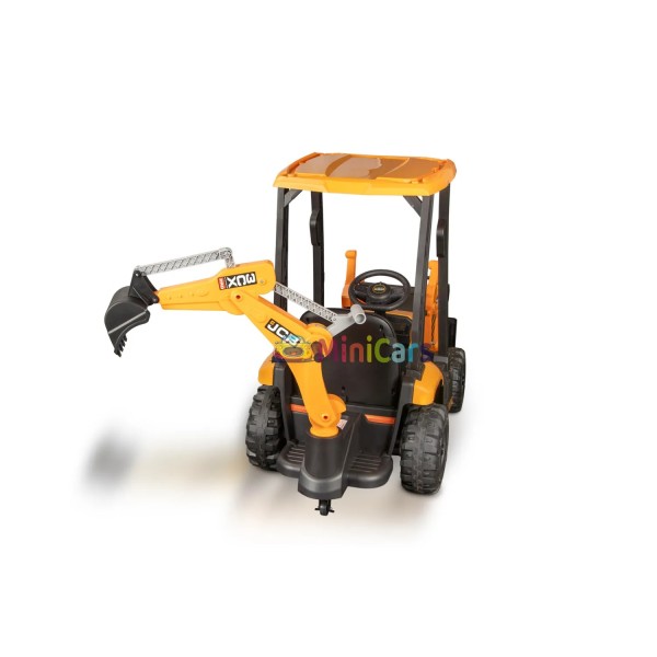 Elektro Bagger Kinder JCB 4 in 1 2x30W mit Fernbedienung | Minicars.fr