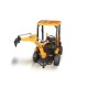 Elektrische graafmachine JCB 4 in 1 2x30W met ouderbediening | Minicars