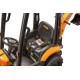 Elektrische graafmachine JCB 4 in 1 2x30W met ouderbediening | Minicars