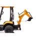 Excavadora eléctrica JCB 4 en 1 2x30W con mando | Minicars.es