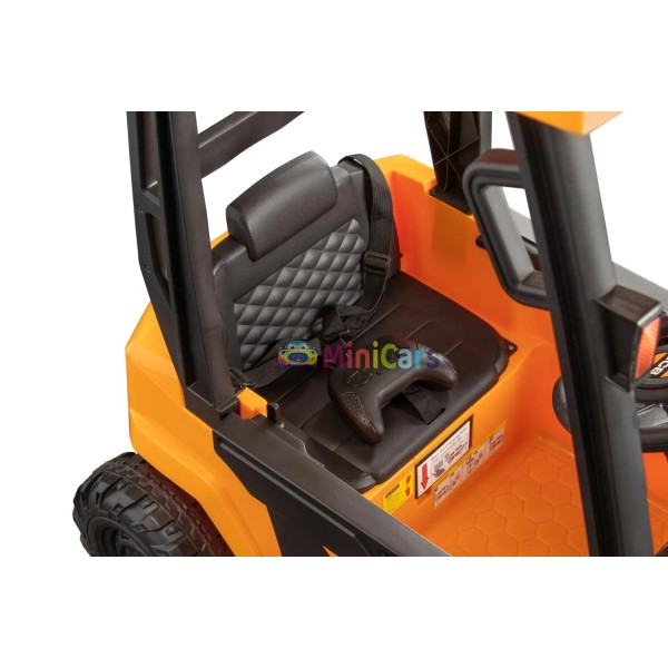 Carretilla elevadora eléctrica niño JCB Forklift 2x30W 10kg | Minicars.es