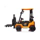 Carrello elevatore elettrico bambino JCB Forklift 2x30W 10kg | Minicars.fr