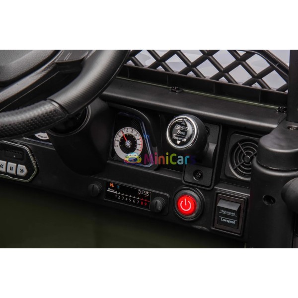 Toyota FJ 4x4 elettrico bambini trasmissione integrale 4x25W 2 posti