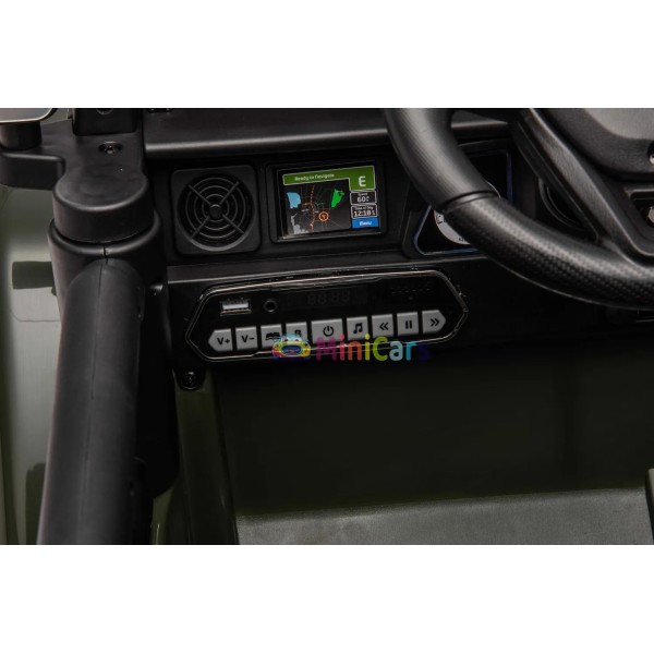 Toyota FJ 4x4 elettrico bambini trasmissione integrale 4x25W 2 posti