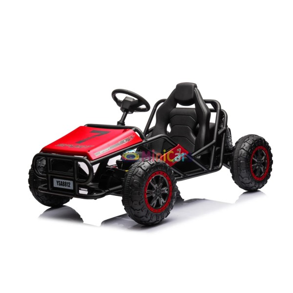 Buggy électrique enfant 24V - Puissance & Sécurité Premium