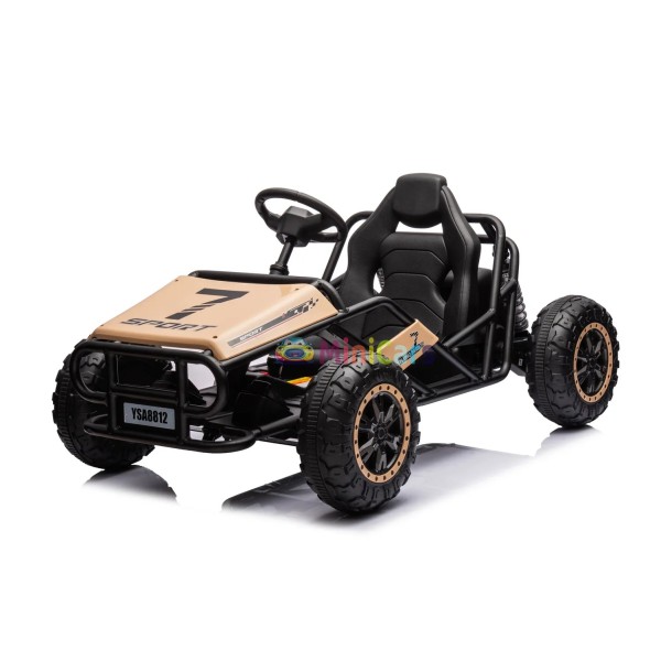 Buggy électrique enfant 24V - Puissance & Sécurité Premium