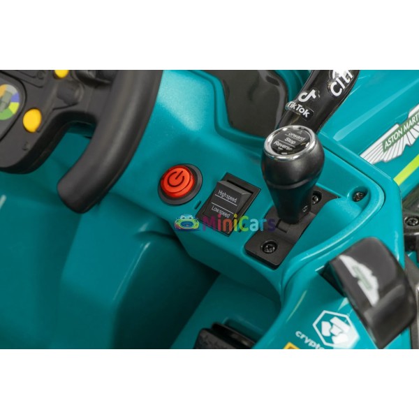 Formula 1 Aston Martin Aramco Bambini 2x55W - Macchina Elettrica