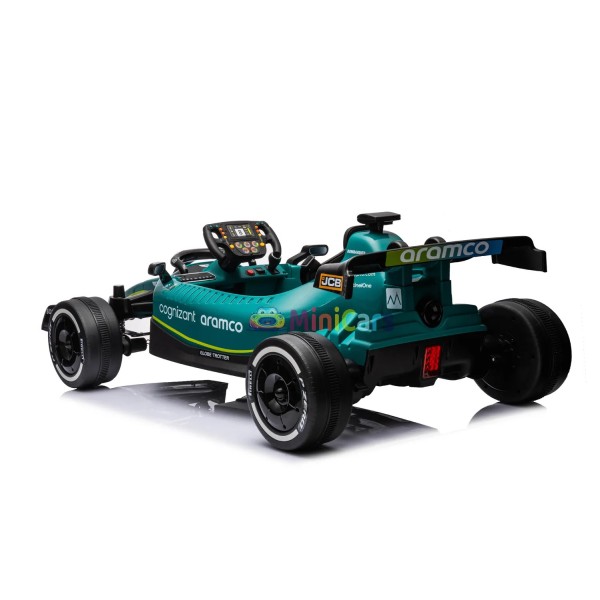 F1 Enfant Aston Martin - Voiture Électrique Haut de Gamme 2x55W