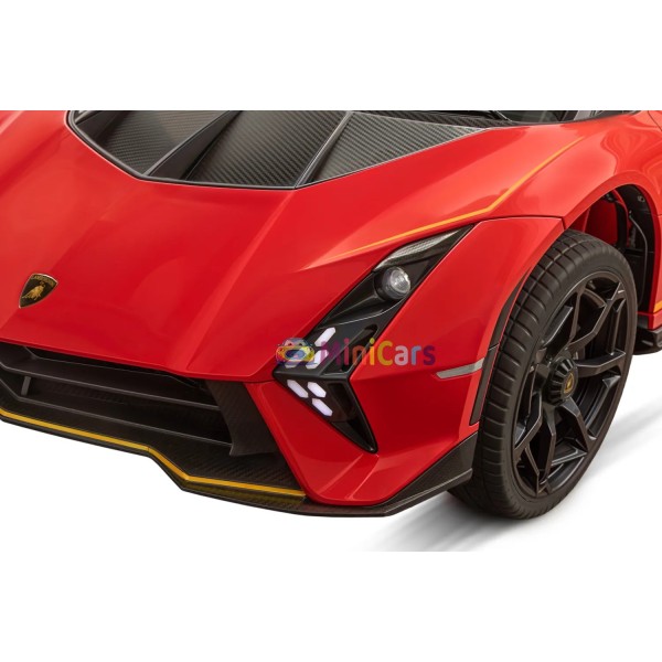 Macchina Elettrica Lamborghini Autentica 4x25W Trazione Integrale | Minicars.fr