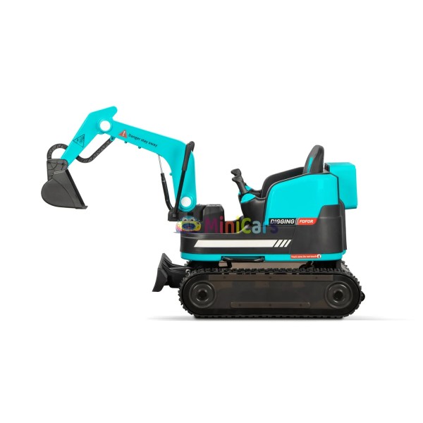 Escavatore elettrico 12V 360° - Gioco realistico e sicuro