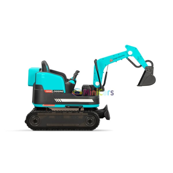 Escavatore elettrico 12V 360° - Gioco realistico e sicuro