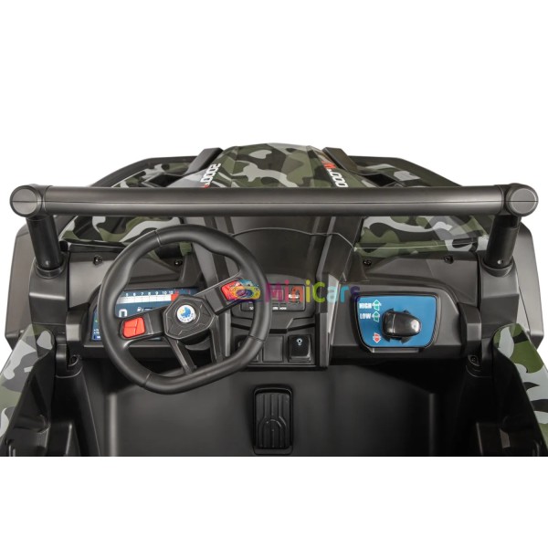 Buggy Elettrico 4 Posti 12V 4x4 - Avventura Fuoristrada Sicura