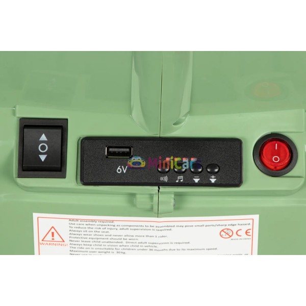 Vespa Infantil 6V con Sidecar Motobremse 30W | Minicars.fr