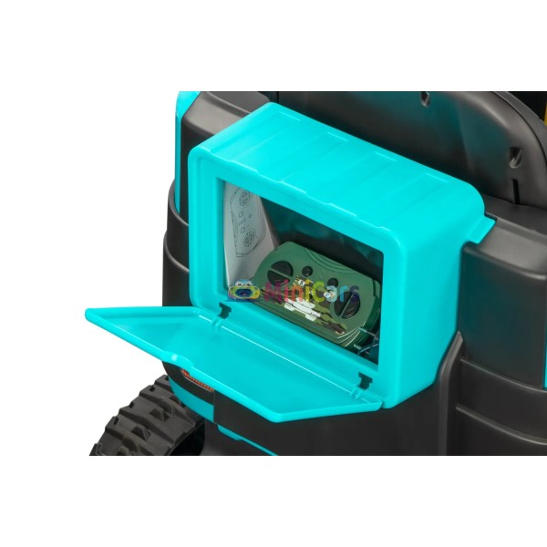 Elektrische graafmachine 12V met 360° draaiing | Minicars.fr