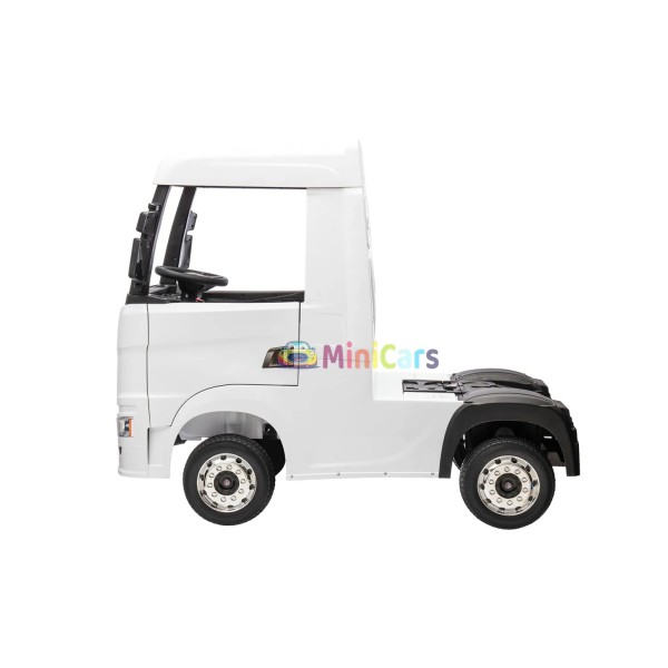 Camion elettrico Scania 4x4 4x35W con cuoio | Minicars.fr