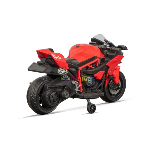 Kinder Elektro Motorrad 12V R1800 2x25W MP3 LED | Minicars.fr