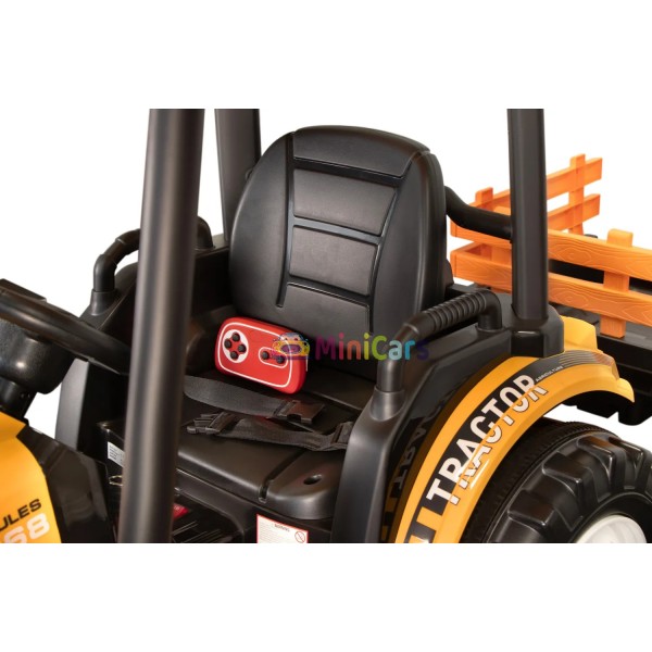 Tracteur Électrique Enfant Premium 12V Sécurité et Plaisir