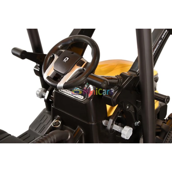 Elektrische Trekker Kinderen 2x120W met Grijper en Aanhanger | Minicars