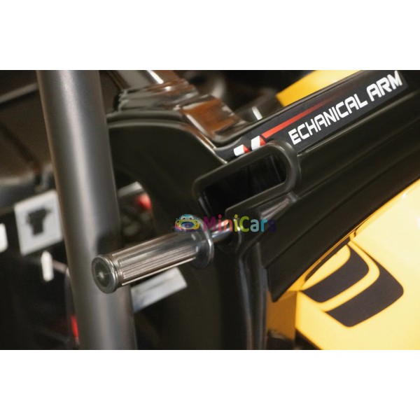 Tractor Eléctrico Niño 12V con Pala y Remolque 2x120W | Minicars.fr