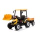 Tractor Eléctrico Niño 12V con Pala y Remolque 2x120W | Minicars.fr
