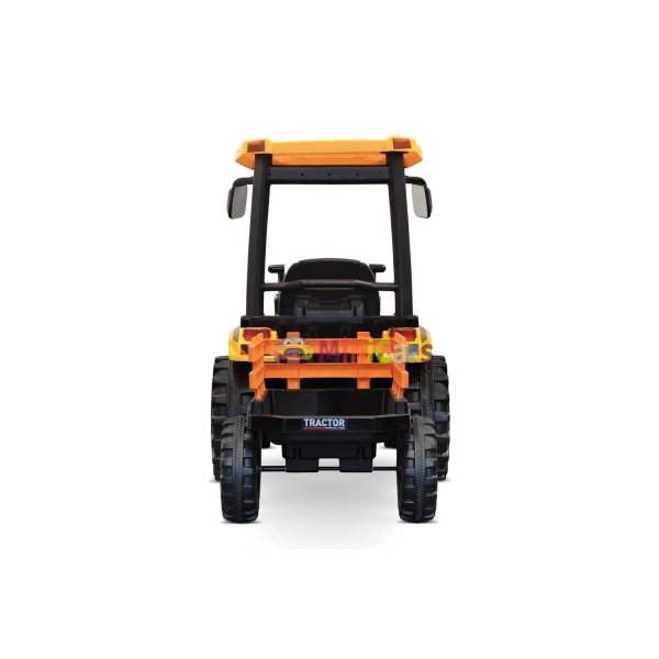 Tractor Eléctrico Niño 12V con Pala y Remolque 2x120W | Minicars.fr