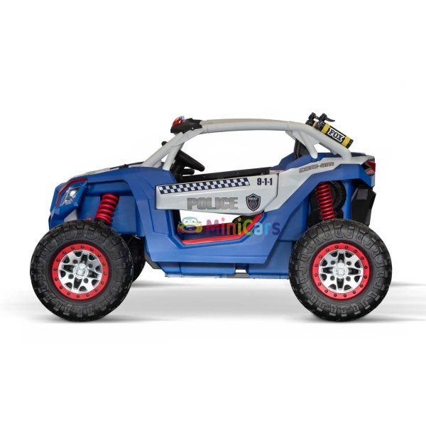 Buggy Police Enfant 2 Places 2x200W Gyrophares LED