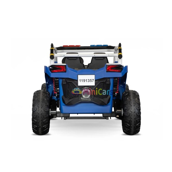 Buggy Police Enfant 2 Places 2x200W Gyrophares LED
