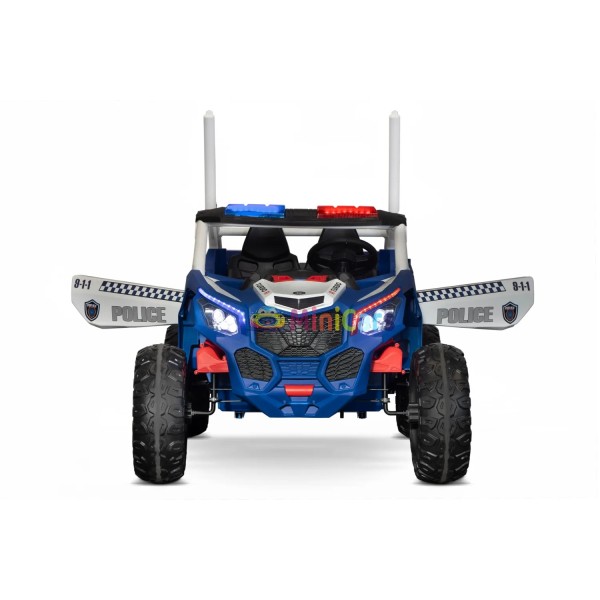Elektrische Politie Buggy 2 Personen 2x200W met LED Zwaailichten