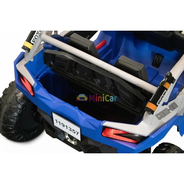 Buggy Police Enfant 2 Places 2x200W Gyrophares LED