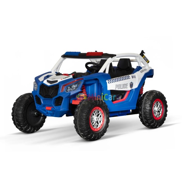 Elektrische Politie Buggy 2 Personen 2x200W met LED Zwaailichten